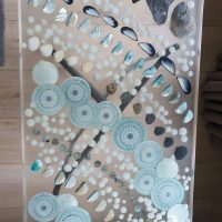 epoxytafel schelpen ingieten resin art epoxy epoxyworkshop Amersfoort
